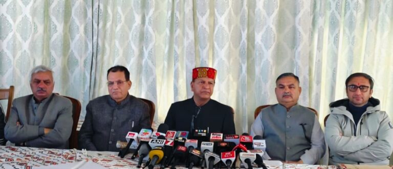 रिकॉर्ड केंद्रीय सहायता के बावजूद विकास ठप, सरकारी आंकड़ों ने खोली वास्तविक स्थिति : बिंदल