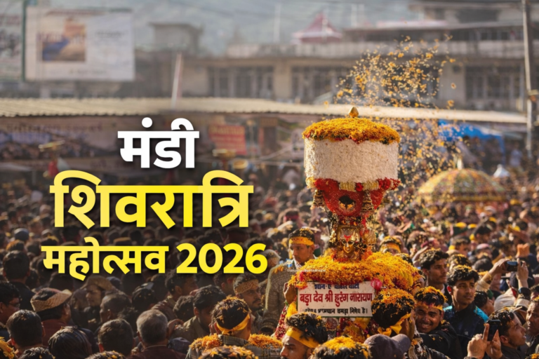 मंडी शिवरात्रि महोत्सव 2026: दूसरे दिन उमड़ा जनसैलाब, शोभायात्रा और सांस्कृतिक कार्यक्रमों में हजारों श्रद्धालु शामिल