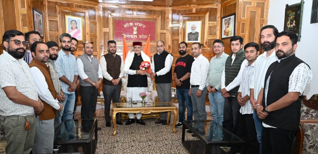 भाजयुमो ने राज्यपाल से मिलकर कानून-व्यवस्था, नशे और बेरोजगारी का मुद्दा उठाया, सरकार पर लगाए गंभीर आरोप